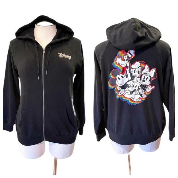 torrid Tops - Torrid 3 (3X) Disney Rainbow Love Pride Mickey Mouse Zip Up Hoodie Sweatshirt